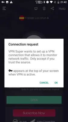 VPN Super android App screenshot 9